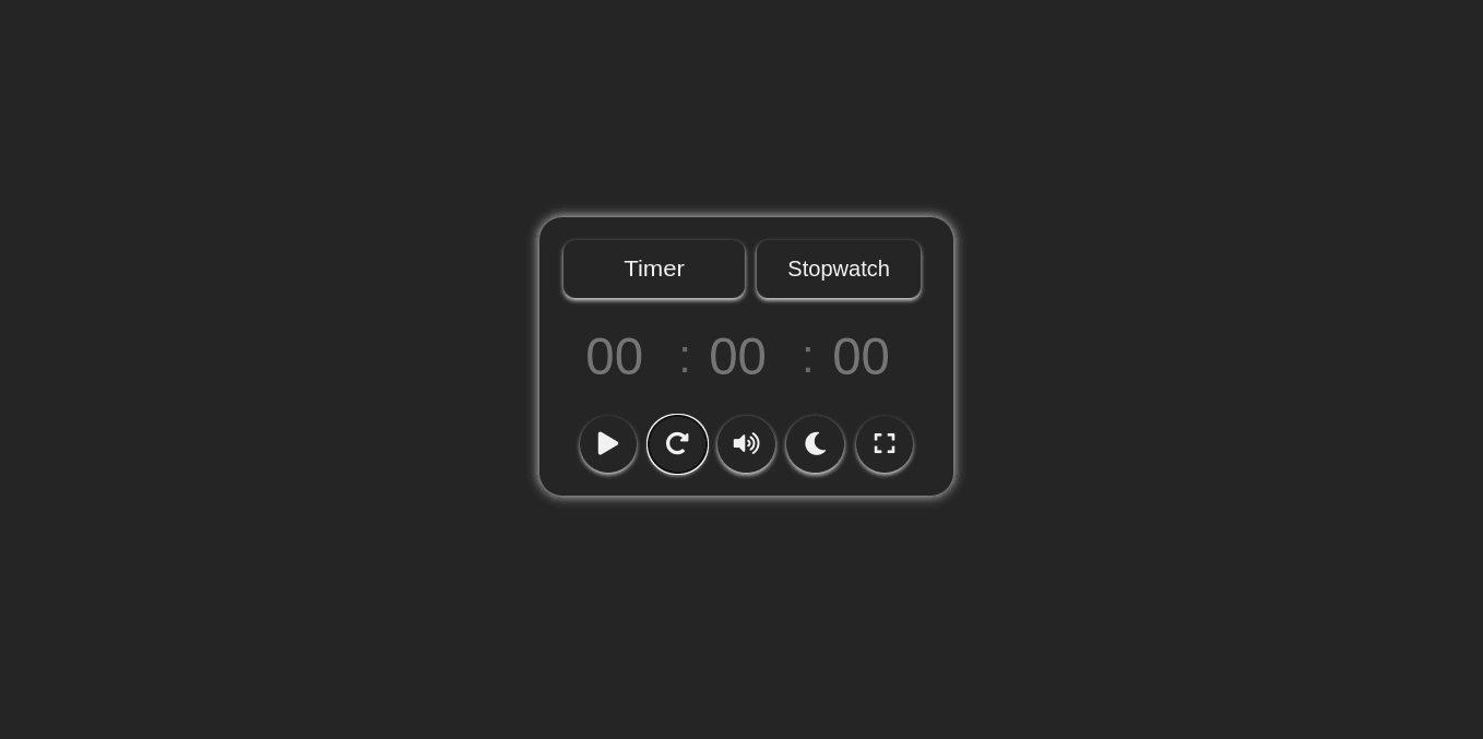 Project: Timer And Stopwatch